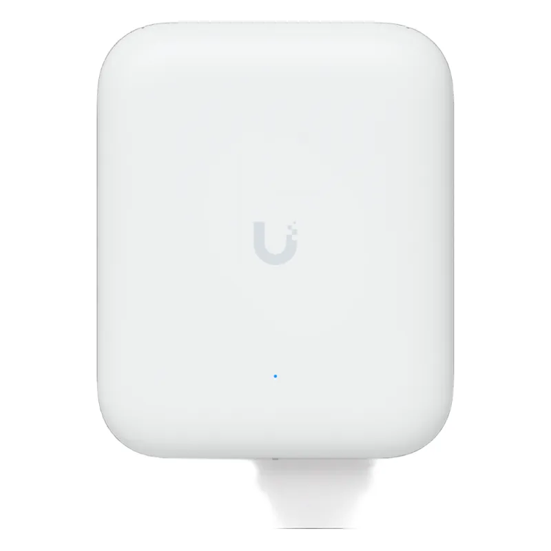 Access Point UniFi WiFi U7 Outdoor WiFi 7 802.11be Doble Banda, MU-MIMO 2x2 en Cada Banda, Puerto de 2.5 GbE, Antena Sectorial Integrada de 90° en 2.4 GHz y 45° en 5 GHz, Conectores para Antenas Omnidireccionales (incluidas), No Incluye Inyector P