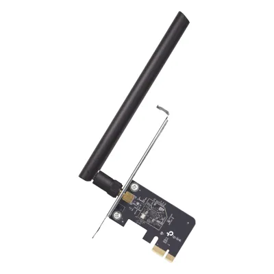 Adaptador PCI inalámbrico doble banda AC 600 Mbps / Antena de alta ganancia / Tecnología MU-MUMO / Seguridad WPA3 / Soporte de perfil bajo y Altura completa