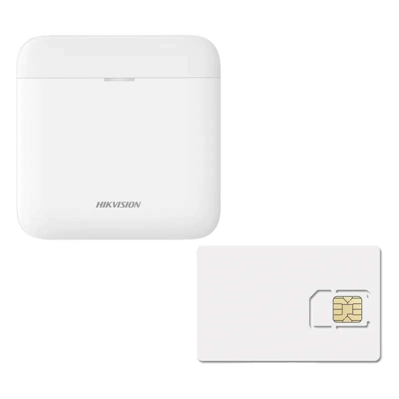 (AX PRO) KIT de Alarma AX PRO / Incluye: 1 Hub con batería de respaldo / 1 año de Servicio de Datos 600MB / Wi-Fi / 3G/4G / Compatible con Hik-Connect P2P