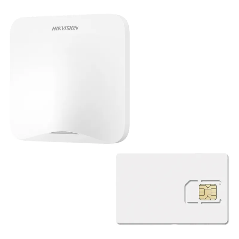 (AX HOME) KIT de Alarma AX HOME / Incluye: 1 Hub con batería de respaldo / 1 año de Servicio de Datos 600MB / Wi-Fi / 3G/4G / Compatible con Hik-Connect P2P