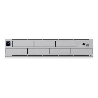 UNAS Pro Servidor NAS 2U Rack con 7 Bahías para HDD/SSD de 2.5/3.5" para Discos SATA, Puerto 10GbE SFP+ y 1GbE RJ45