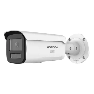 [Dual Light + ColorVu 3.0 + HikAI] Bala IP 8 Megapixel / Lente 4 mm / 60 mts IR + Luz Blanca / Exterior IP67 / Estrobo Azul y Rojo / WDR 130 dB / ACUSENSE 3.0 / Metal / NEMA 4X / ACUSEEK