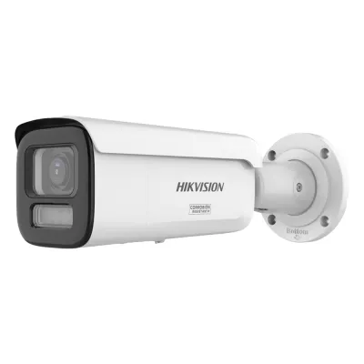 [Dual Light + ColorVu 3.0 + HikAI] Bala IP 8 Megapixel / Lente Mot. 2.8 a 12 mm / 60 mts IR + Luz Blanca / Exterior IP67 / WDR 130 dB / ACUSENSE 3.0 / Metal / NEMA 4X / ACUSEEK