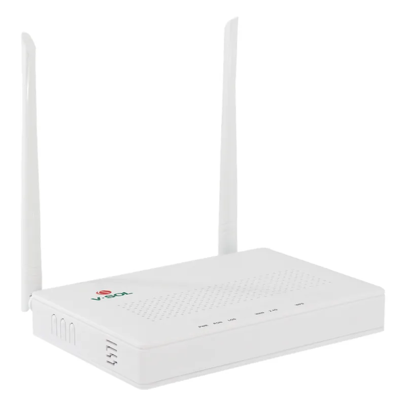 ONU Dual G/EPON con Wi-Fi en 2.4 GHz + 4 puertos LAN Gigabit, hasta 300 Mbps vía inalámbrico