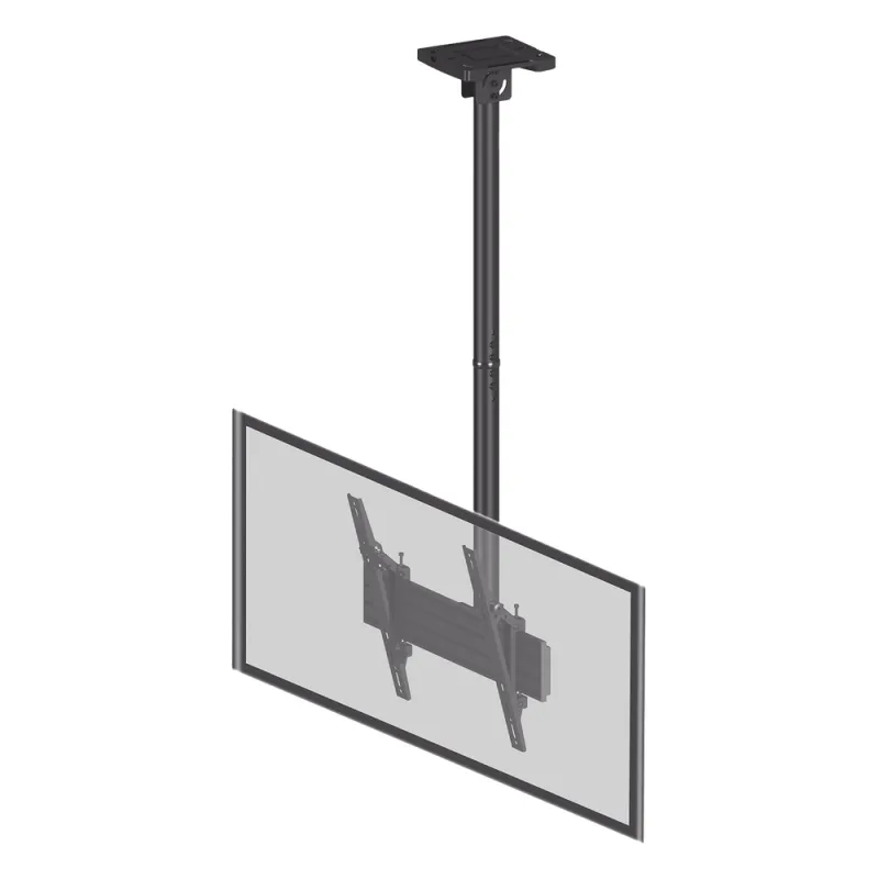 Montaje de Techo para Pantallas de 32"- 75I"| VESA 100 X 100 HASTA 400 X 400| Capacidad Máxima de Carga 50Kg