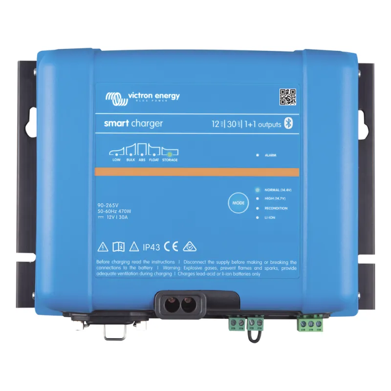 Phoenix Smart IP43 12/30 / Cargador de Baterías 12V, 30A / Para Ambientes Marinos y Terrestres. / Para baterías de Plomo y Litio