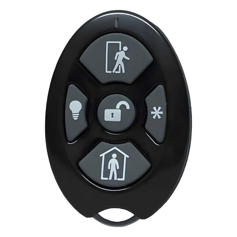 ALULA - Control Remoto de Seguridad Cinco Botones / Compatible con Automatización del Hogar / Encriptación Inalámbrica / Indicador de Batería Baja