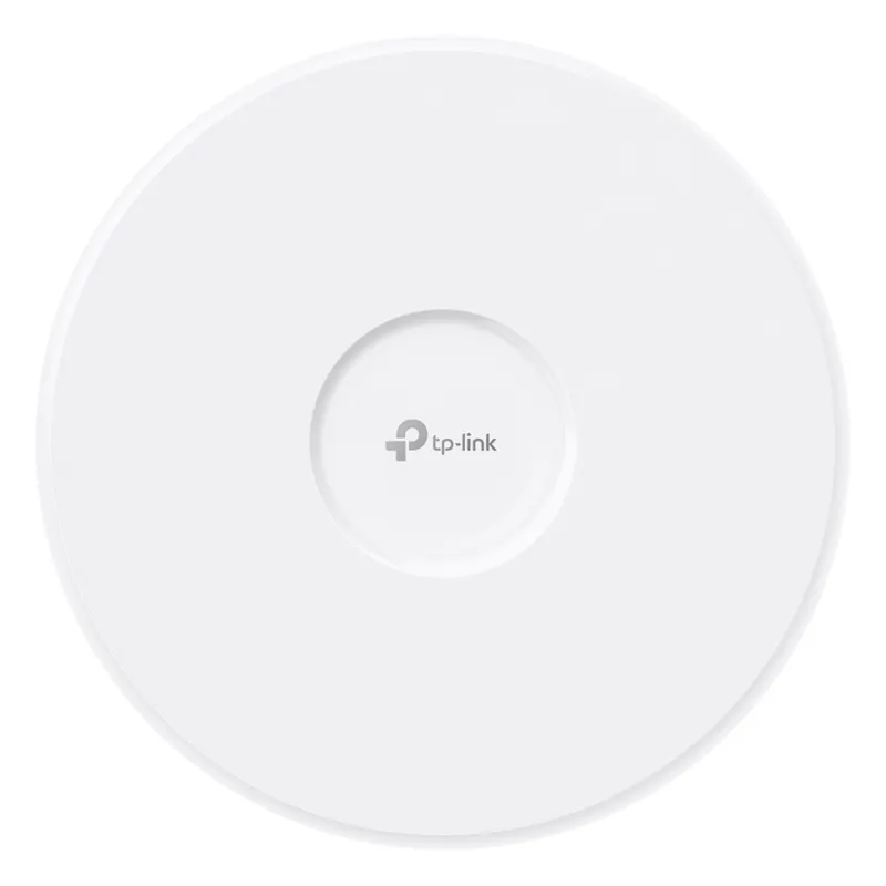 Punto de Acceso Omada / Wi-Fi 7 BE22000 MU-MIMO 4x4 / 2 Puertos 10 Gbps / Mesh Omada / Operaciones Multiencale (MLO) / Configuración por Controlador o Stand-Alone / Para Montaje en Techo/pared / Alimentación PoE++