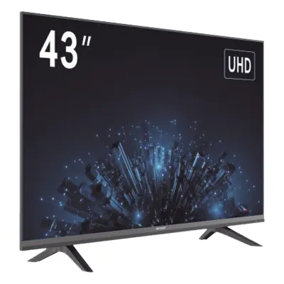 Monitor LED 4K de 43" / Ideal para Oficina y Hogar / Uso 24-7 / Entrada HDMI / Compatible con Montaje VESA (200 X 200) / Bocinas Integradas