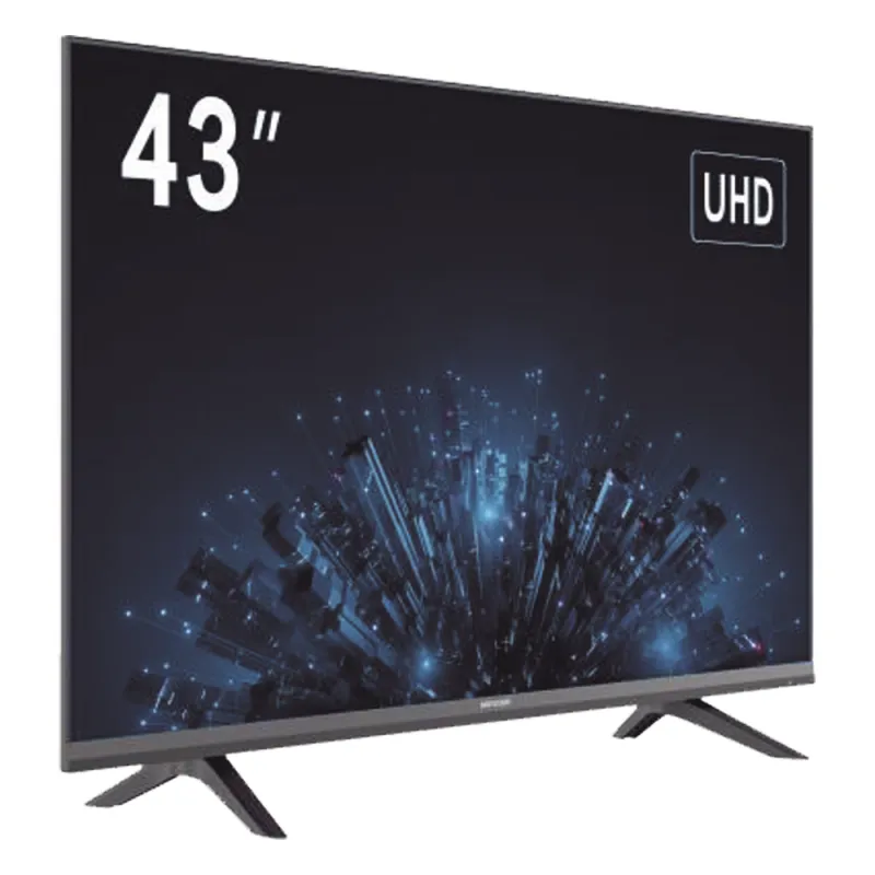 Monitor LED 4K de 43" / Ideal para Oficina y Hogar / Uso 24-7 / Entrada HDMI / Compatible con Montaje VESA (200 X 200) / Bocinas Integradas