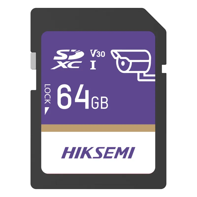 Tarjeta SD GuardPro P10 / 64 GB / 100 MB/s Lectura / 90 MB/s Escritura / Clase 10 U3 V30 / 3D TLC NAND / Especializada Para Videovigilancia 24/7