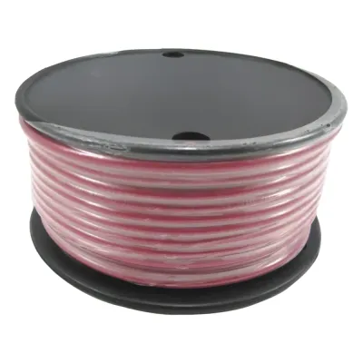 Rollo de cable garado marino calibre 12 en color rojo de 250 pies (76.2 m).