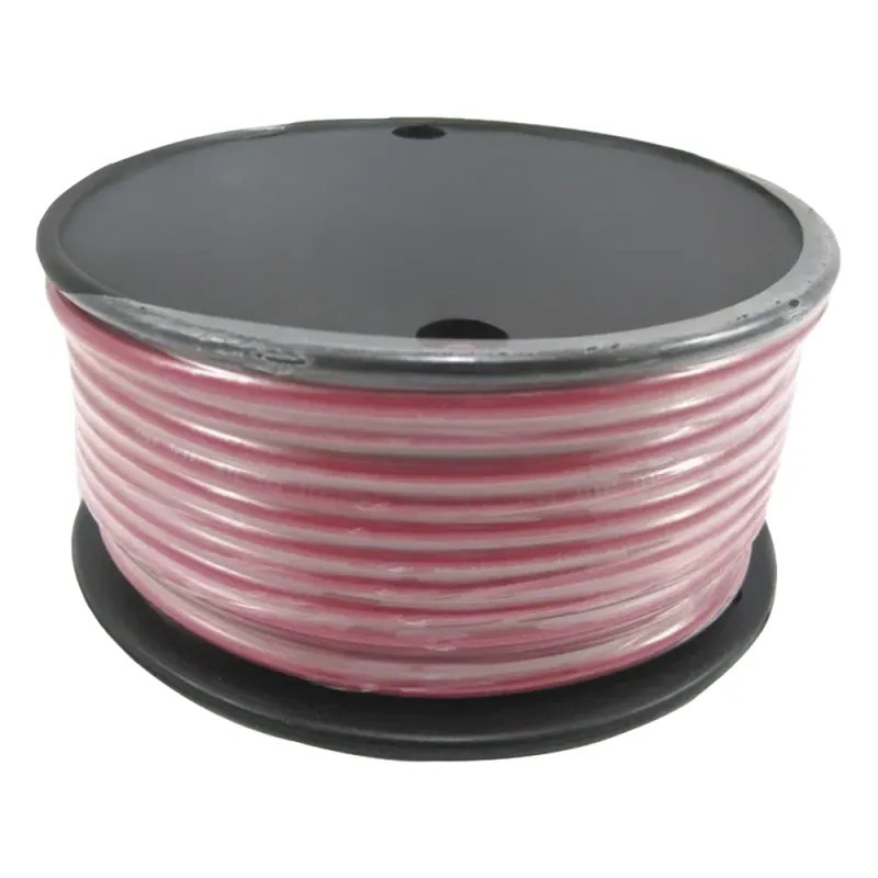 Rollo de cable garado marino calibre 12 en color rojo de 250 pies (76.2 m).