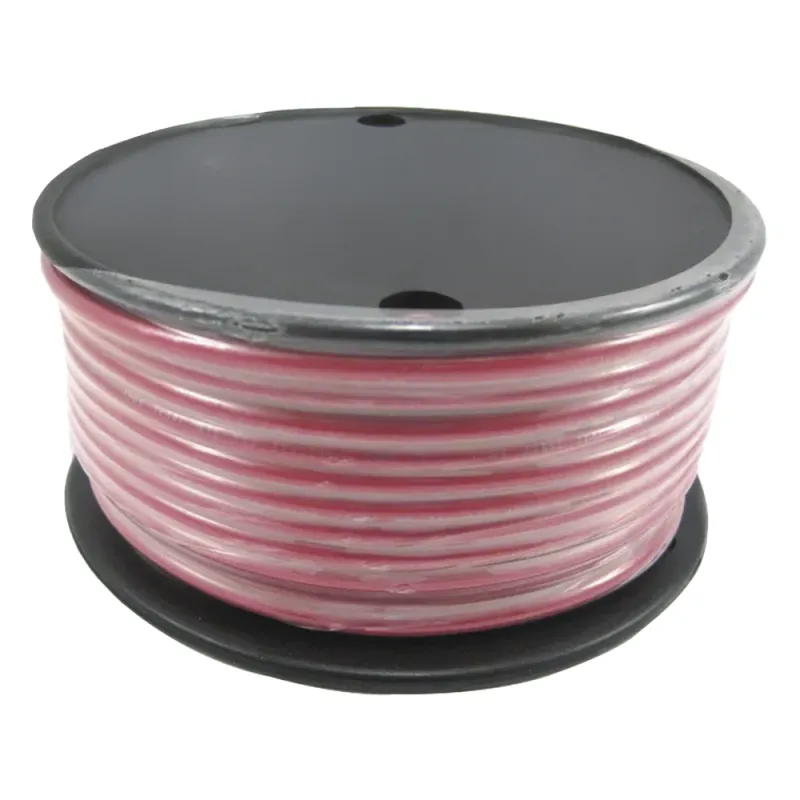 Rollo de cable grado marino calibre 14 en color rojo de 100 pies (30.48 m).