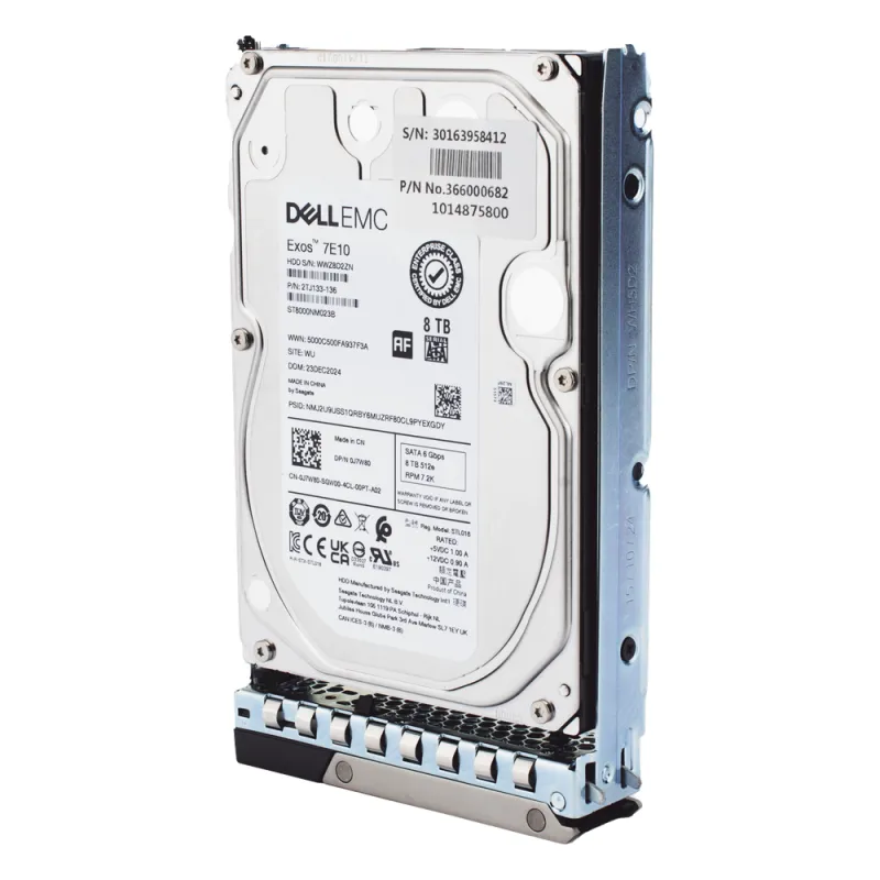Disco Duro Enterprise 3.5" 8 TB / Hikvision (DELL)/ 7200 RPM / SATA / Alto Rendimiento / Recomendado para Servidores Hikvision