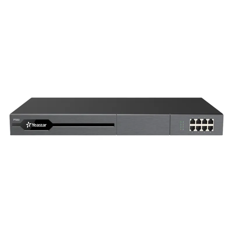 Conmutador IP PBX Enterprise Modular / 100 Extensiones Expansible a 200 / 30 Llamadas Simultáneas Expansible a 60 / Soporte E1/T1/PRI / Hasta 8 Puertos FXO/FXS / Call Center Avanzado / Omnicanal con IA
