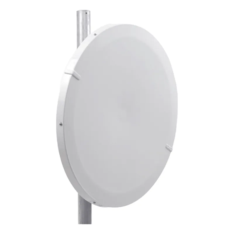 Antena Direccional de Alto Rendimiento/ Parábola profunda para mayor aislamiento al ruido / 29 dBi / 4.9 - 6.4 GHz / Conector de guía de onda para radios B5X, C5X, y C6X / Fácil Montaje y Soporte de acero inoxidable / Radomo Inclu