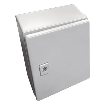 Gabinete de Acero, Nema 4 -IP 66 de 50 x 50 x 30 cm con Platina y certificado UL.