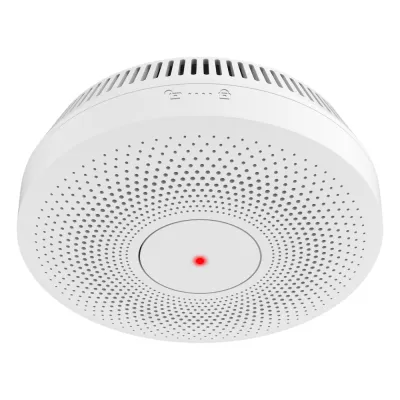 Detector de Humo Interlink / Doble Tecnología de Sensor de Luz / Alarma Auditiva 85dB / Batería de Litio 10 Años / Autoverificación/ Interconectable 30 Dispositivos