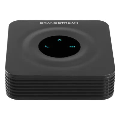 Adaptador de Teléfono Analógico HT801 V2 / 1 Puerto FXS (Conectar Teléfono Análogo) / VoIP Avanzado / Seguridad TLS y SRTP / Soporte Fax T.38 / Compatibilidad con Serie UCM /