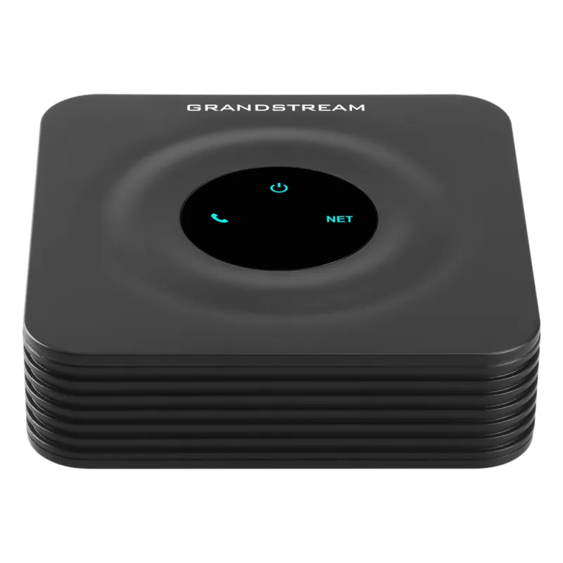 Adaptador de Teléfono Analógico HT801 V2 / 1 Puerto FXS (Conectar Teléfono Análogo) / VoIP Avanzado / Seguridad TLS y SRTP / Soporte Fax T.38 / Compatibilidad con Serie UCM /