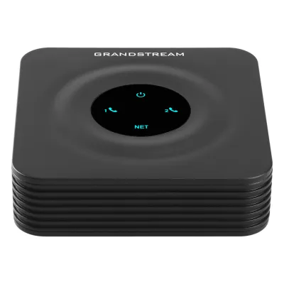 Adaptador de Teléfonos Analógicos ATA / 2 Puertos FXS (Conectar Teléfono Análogo) / Soporta 2 Perfiles SIP / Ethernet 10/100Mbps / Seguridad TLS y SRTP / Conferencia de Voz 3 Vías /