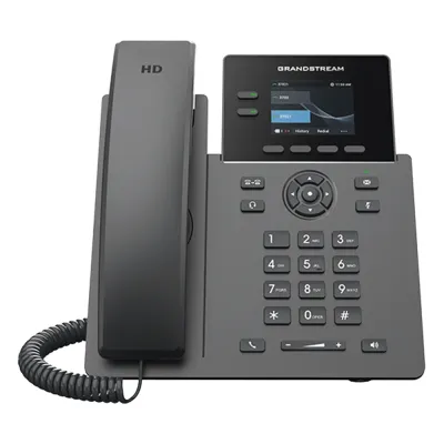 TELÉFONO IP POE GRADO OPERADOR DE 2 LÍNEAS / PANTALLA LCD TFT 2.4 PULGADAS COLOR / 8 BOTONES VIRTUALES MULTIUSO / SEGURIDAD CARRIER-GRADE / COMPATIBLE CON GDMS / AUDIO HD / CONFERENCIAS DE AUDIO 5 VÍAS