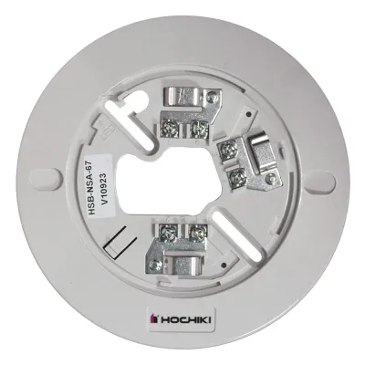 Base De 6" Color Hueso Para Sensores Análogos Direccionales Hochiki (0300-06820) 7TH Edición UL268