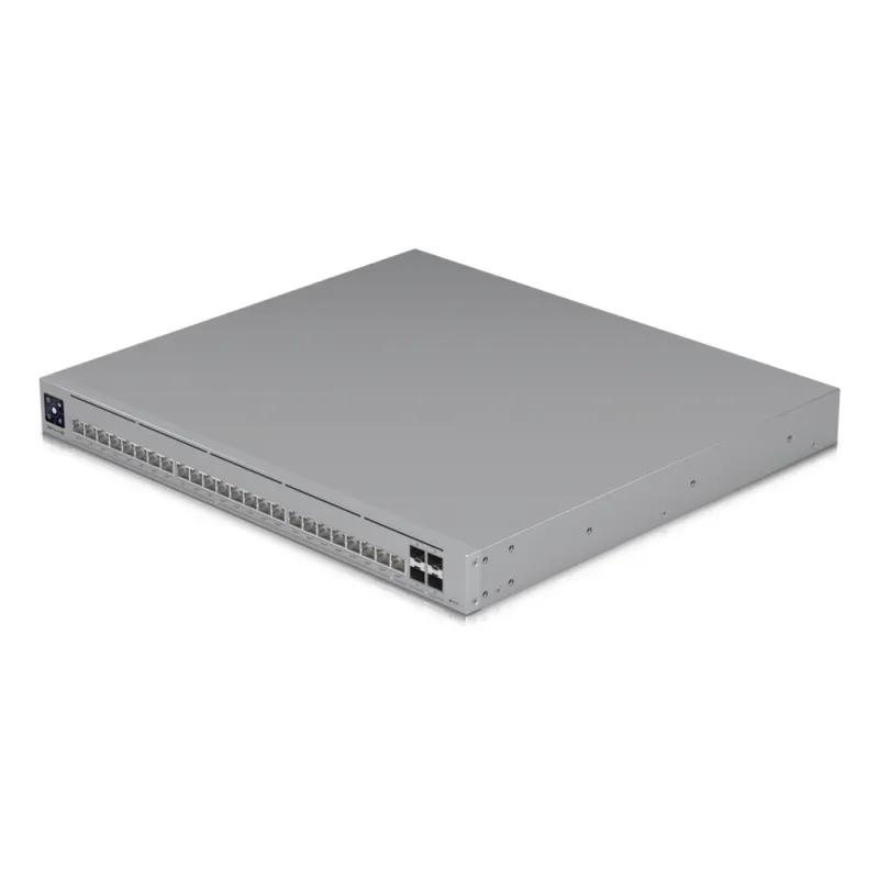 UniFi Switch Pro HD Capa 3, 24 puertos Etherlighting POE++ / (22) puertos 2.5 GbE, (2) puertos 10GbE, todos POE++, (4) puertos 10G SFP+, 600W presupuesto POE