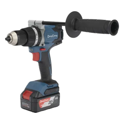 Rotomartillo Inalámbrico 20V / Motor Brushless / Broquero 1/2 in / 120 Nm Par Máximo / 2 Baterías 4.0Ah con Cargador y Maletín