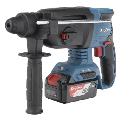 Martillo Perforador Inalámbrico SDS-PLUS 20V / Motor Brushless / 3 Modos Taladro Percusión Demolición / 2.7 J Energía de Impacto / 2 Baterías 4.0Ah con Cargador y Estuche