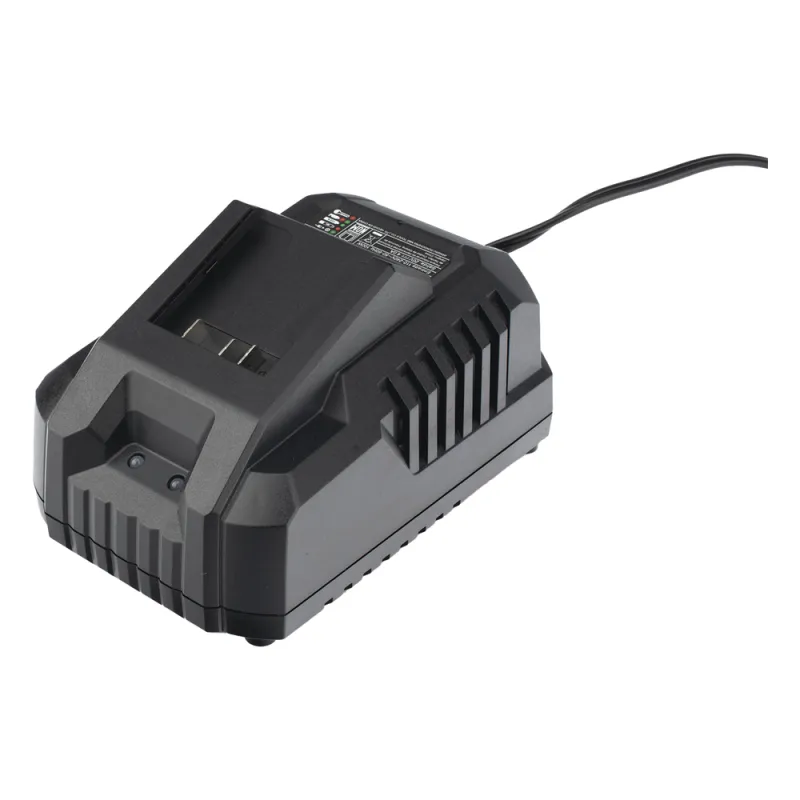 Cargador de Baterías 20V 4.0Ah / Entrada 110V / Protección contra Sobrecarga y Sobrecalentamiento / Diseño Compacto