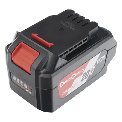 Batería de Litio 20V 6.0Ah / Indicador LED de Carga / Carcasa Reforzada / Compatible con Herramientas DONGCHENG 20V