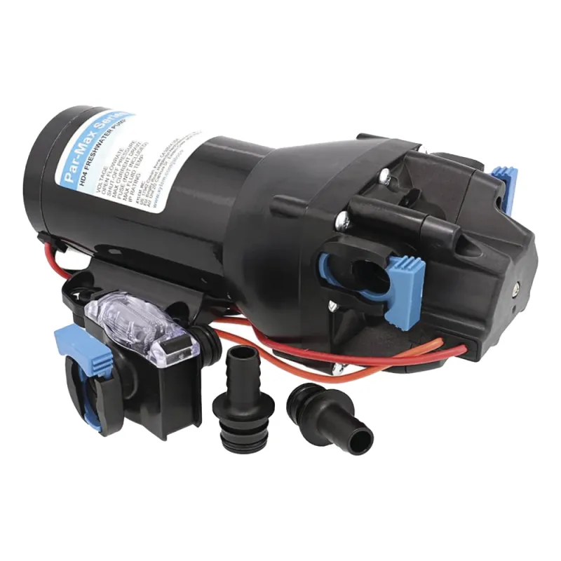 Bomba controlada por presión Par Max HD 4' a 24 Vca, alta presión 40 psi 15 lpm / 4 gpm
