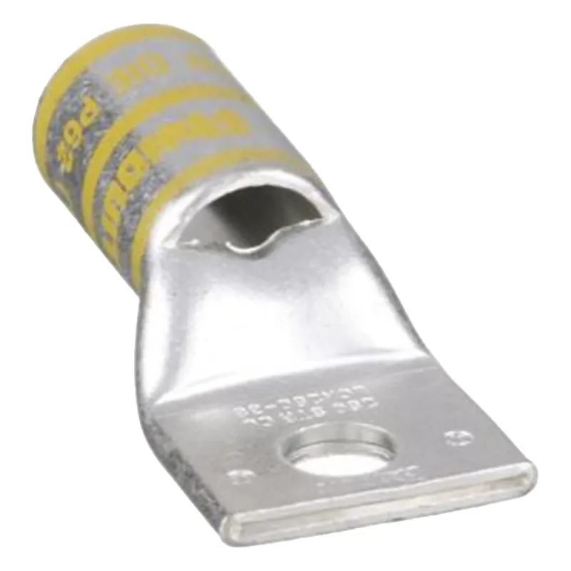 Zapata de compresión LCA250-38-X para cal. 250Kcm, Barreno para tornillo prisionero de 3/8, 1 Pz