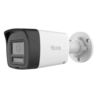 [Audio Bidireccional + Dual Light + ColorVu] Bala TURBOHD 3K (5 Megapixel) / Lente 2.8mm / 30 mts IR EXIR + 20 mts Luz Blanca / Micrófono y Bocina Integrado / Exterior IP67 / Metal / dWDR