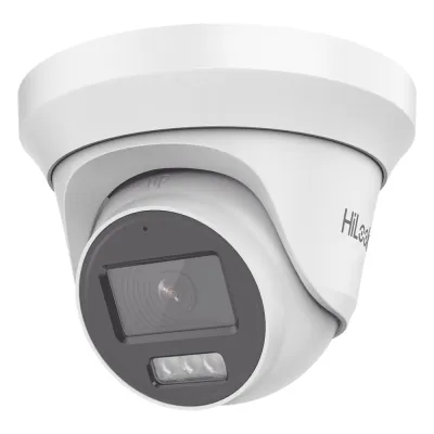 [Audio Bidireccional + Dual Light + ColorVu] Turret TURBOHD 3K / 5 Megapixel / Lente 2.8 mm / 40 mts IR EXIR + 40 mts Luz Blanca / Micrófono y Bocina Integrado / Exterior IP67 / dWD
