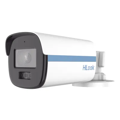[Dual Light + ColorVu] Bala TURBOHD 3K / 5 Megapixel / Lente 3.6 mm / Audio por Coaxitron / 40 mts IR + 40 mts Luz Blanca / Exterior IP67 / Metal / dWDR