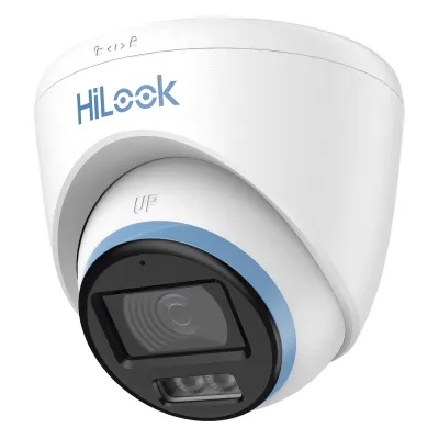 [Dual Light + ColorVu] Turret TurboHD 3K / 5 Megapixel / Lente 3.6 mm / 40 mts IR EXIR + 40 mts Luz Blanca / Micrófono Integrado / Exterior IP67 / dWDR