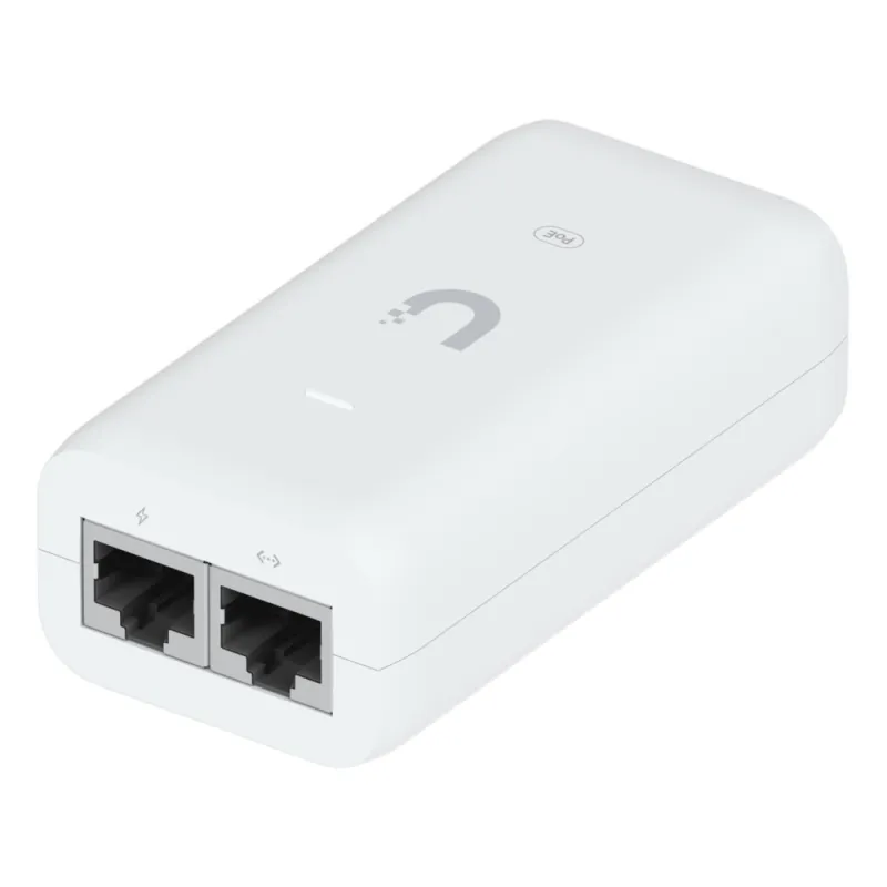 Adaptador PoE+ / U-PoE+ / 48V DC @ 0.65A/ hasta 30W / Gigabit LAN / Protecciones de Sobretensión