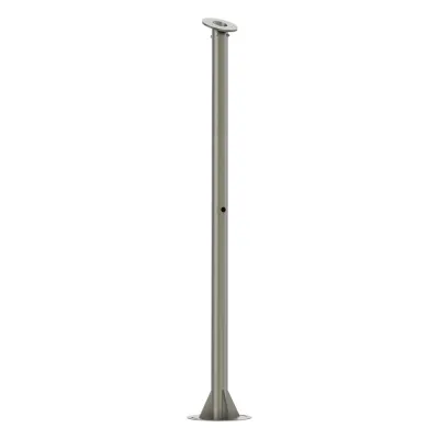 Poste para Cámara ANPR / Compatibilidad con cámara DS-TCG406-E(S),DS-TCG406-E(ER)(2812)/ Altura de 1.5 Metros / Color Gris