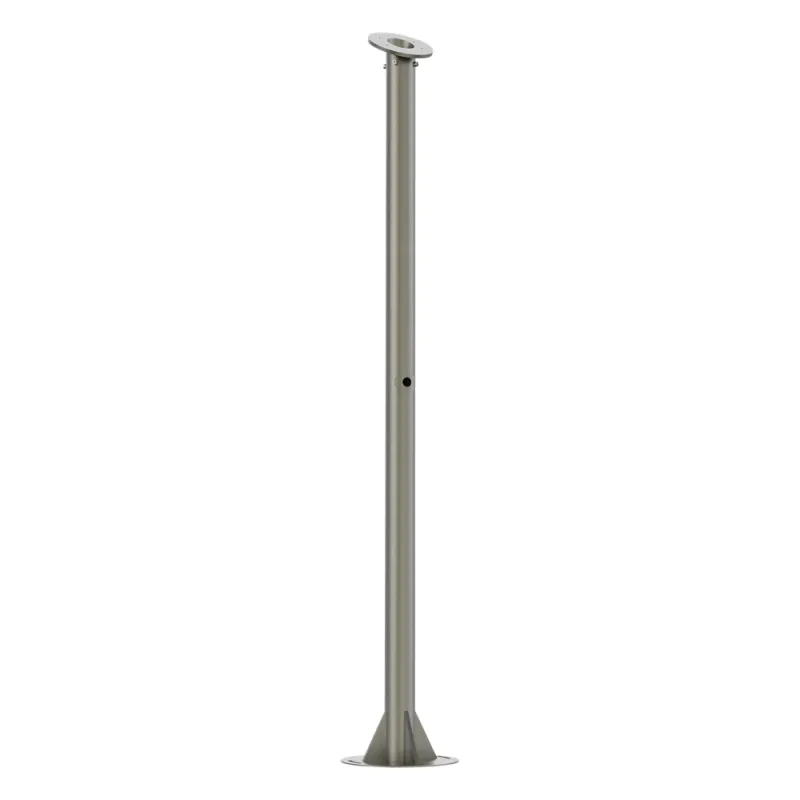 Poste para Cámara ANPR / Compatibilidad con cámara DS-TCG406-E(S),DS-TCG406-E(ER)(2812)/ Altura de 1.5 Metros / Color Gris