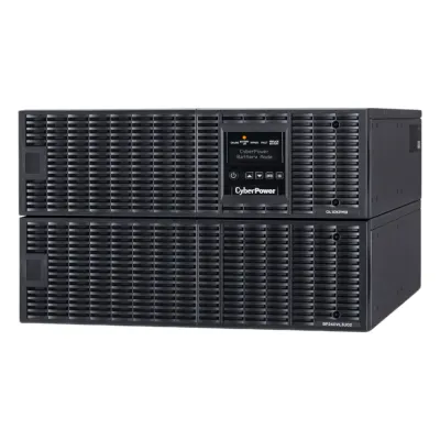 UPS de 10000 VA/10000 W, Online Doble Conversión, 200 - 240 Vac de Entrada, 200 - 240 Vac de Salida, Terminal Hardwired, Onda Senoidal Pura, Torre o Rack de 6 UR, Con 3 Tomas NEMA L6-30R