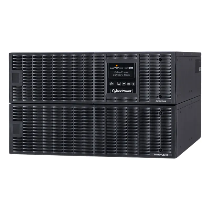 UPS de 10000 VA/10000 W, Online Doble Conversión, 200 - 240 Vac de Entrada, 200 - 240 Vac de Salida, Terminal Hardwired, Onda Senoidal Pura, Torre o Rack de 6 UR, Con 3 Tomas NEMA L6-30R
