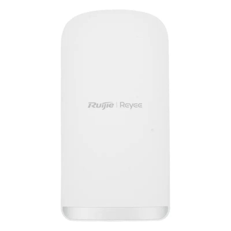 CPE Puente Inalámbrico Punto a Punto / Wi-Fi 5 802.11ac Wave2 867 Mbps / Antena 13 dBi MIMO 2x2 / 2 Puertos PoE Out 802.3AF / Enlace 3 km (1.86 mi) / IP55 Exterior / Ruijie Reyee