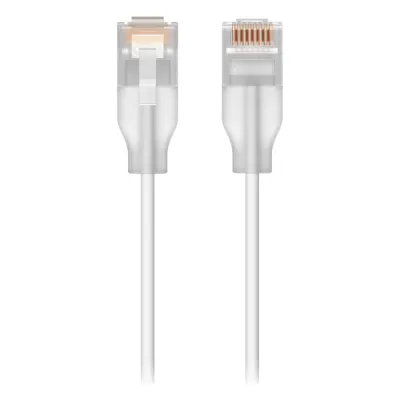 Patchcord UniFi Etherlighting de 2 Metros (6.56 Pies), hasta 10G / Soporta hasta PoE+++ / Conector RJ45 Transparente para Mejores Efectos de Luz con Switches USW PRO MAX