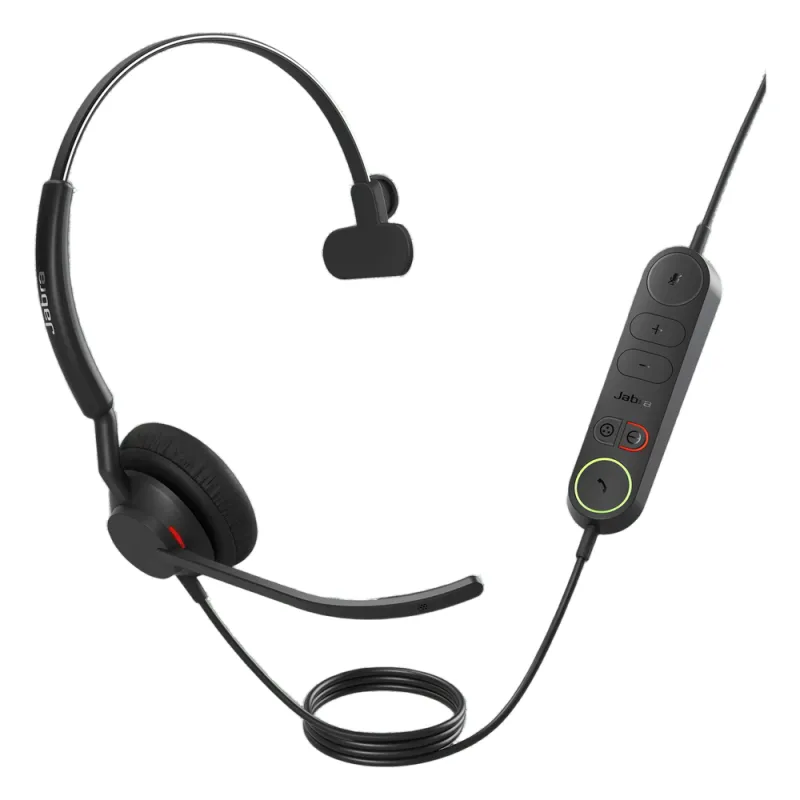 Diadema / Auricular Jabra Engage 40 Mono / USB-C y USB-A / Aislamiento de Ruido / Doble Micrófono MEMS (4093-419-269)