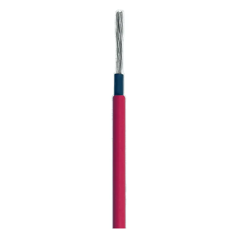 Cable Fotovoltaico Rojo / Cobre Estañado / 6 mm² (10 AWG) / 2000V / Rollo 50m / UL 4703 y TUV