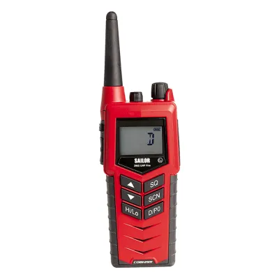 Radio portátil SAILOR 3965 UHF Fire Fighter, intrínsecamente seguro ATEX Class II 2G Ex ib IIB T4