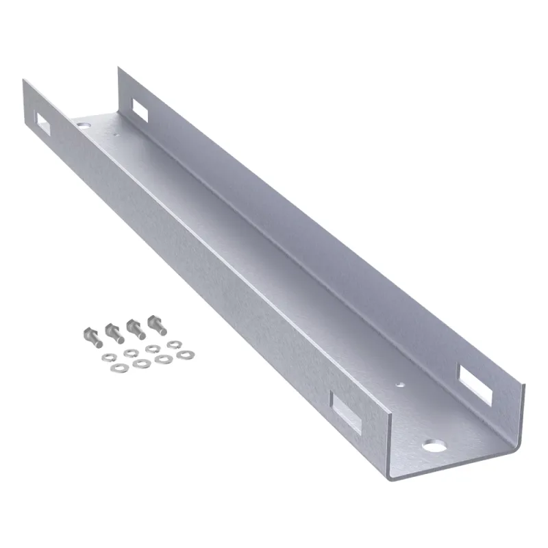 Montaje de Poste Para Gabinetes OSP ComLine de 600 mm de alto (12 UR), De Aluminio, Color Negro